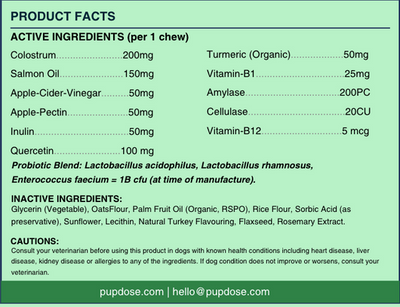 Allergy & Immune Support Chews - Anti-Itch, Skin and Seasonal Relief for Dogs
